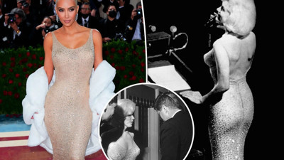 Marilyn Monroe'nun bir tutam saçını Kim Kardashian'a hediye ettiler