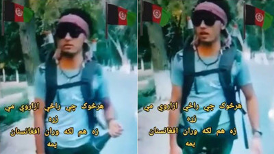 Tüfekli, roketatarlı Afgan İstanbul sahilinde