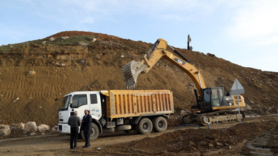 Van'da heyelan sonrası çalışma başlatıldı