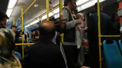 Suriyeli metroda ortalığı karıştırdı. Sigara içti kendisini uyaranlara hakaret etti