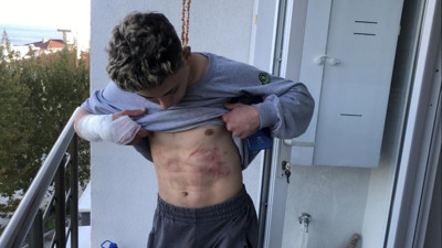 Sinop'un azgın denizinde yaşam savaşı