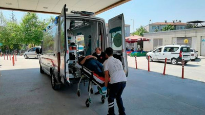 Bursa'da fabrika işçisi lazer kesim makinesine sıkıştı