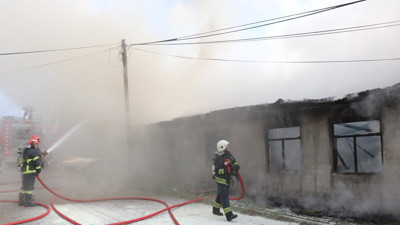 Bolu’da fabrika yangını: Kullanılamaz hale geldi