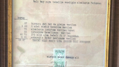 Atatürk’ün Niğde’den sipariş ederek parasını ödediği elmaların faturası gündemde. Neredennn nereyeee