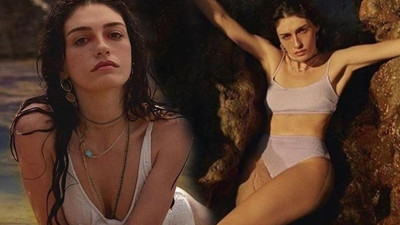 Hazar Ergüçlü’den sütyensiz protesto! Melis Sezen'e destek verdi