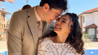 Evlilik yolunda ilk adım! Ebru Şahin ile Cedi Osman nişanlandı