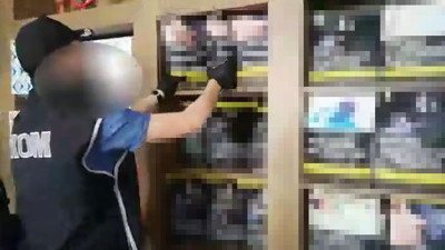 Makaron, sahte alkol ve tütün baskını