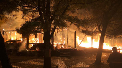 Kızlar Sarayı'ndaki yangının çıkış nedeni araştırılıyor