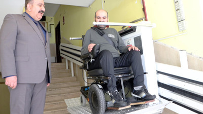 Merdiven Engeli ‘Sevgi yolu’ ile aşıldı