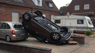 Almanya'yı hortum vurdu:40 yaralı