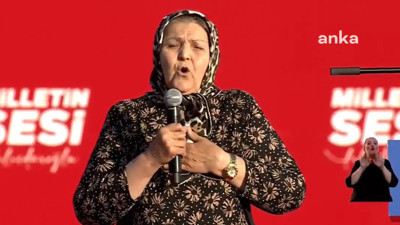 CHP'nin mitinginde kürsüye çıkan 65 yaşındaki Nazife Canoğlu: Beni idama da götürseler...