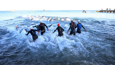 Çanakkale'de triatlon heyecanı
