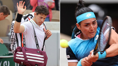 Fransa Açık sürprizlerle başladı