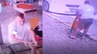 Tatlı tatlı yedi acı acı gidiyordu! Ölümle yaşam arasındaki ince çizgi güvenlik kamerasına yansıdı