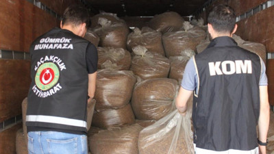 Tonlarca yakalandı polis rafları doldurdu