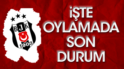 Beşiktaş başkanlık seçiminde sona doğru. Sandıklar azaldı