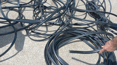 300 metre uzunluğundaki elektrik kablolarını çalan şüpheli yakalandı