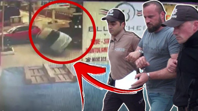 O operatör tutuklandı. Sürücüye kızıp kepçeyle otomobili takla attırmıştı…