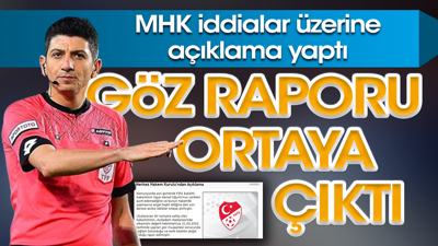 Hakem Yaşar Kemal Uğurlu'nun göz muayenesi sonucu ortaya çıktı