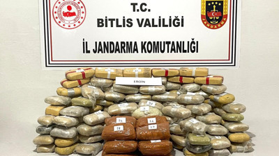 Bitlis’te 89 kilo uyuşturucu geçirildi