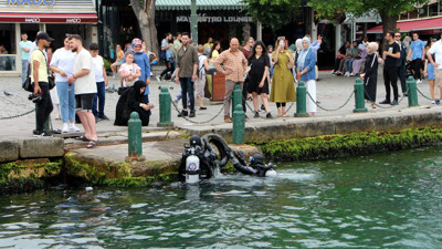 İstanbul Boğazı'ndan otomobil lastiği bile çıktı