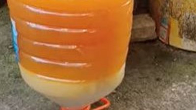 Vatandaş evinde kendi mazotunu kendi üretiyor