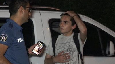 LGS sınavının ardından hava almak için gittiği ormanda mahsur kaldı