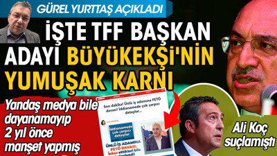 TFF başkan adayı Mehmet Büyükekşi'nin yumuşak karnı