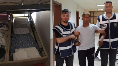 25 yıl hapisle aranıyordu. Bazanın içinde yakalandı. Polisler bile şaşkına döndü
