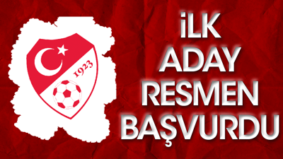 TFF Başkanlığı için ilk resmi aday başvurusunu yaptı