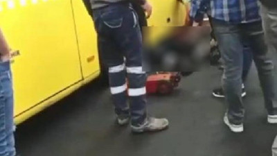 Tamir için İETT otobüsünün altına giren işçi feci şekilde can verdi