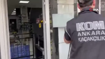 Ankara'da 2 milyon 900 bin adet makaron ele geçirildi