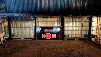 Sakarya’da 5 bin 140 litre gümrük kaçağı petrol ele geçirildi