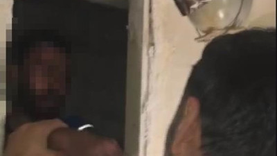 Havalandırma boşluğuna saklandı polis sobeledi