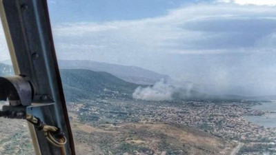 Ağaçlar yandı bu kez korkulan olmadı