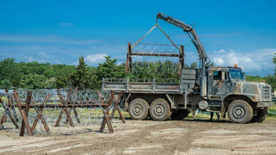 Yunanistan ordusu Meriç nehri kıyısına tanksavar hendekleri kazmaya başladı