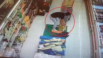 Bu da oldu. Zamlanacak ürünü böyle çaldılar