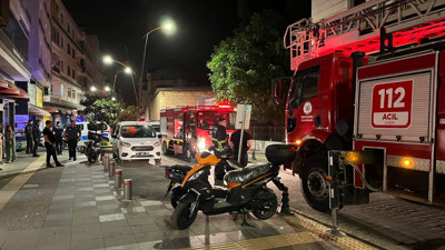Gece saatlerinde iş yerinde çıkan yangın korkuttu