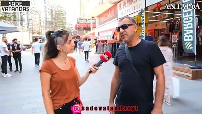 Ekim'de dolar 10 TL'ye düşecek diyen vatandaşa muhabirden olay yorum. Olursa Ekim’e olmazsa Kasım ayında şahlanacağız