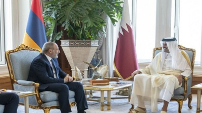 Katar'dan AKP'ye ihanet. Ermenistan'la 7 anlaşma imzaladılar