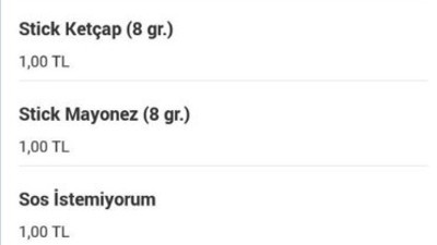 Sos istememe 1 TL olmuştu | Yemek Sepeti'nden açıklama geldi paralar iade edilecek mi