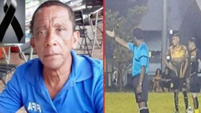 Kırmızı kart yüzünden sahada dayak yiyen hakem öldü