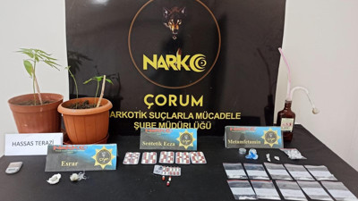 Çorum’da uyuşturucu operasyonu