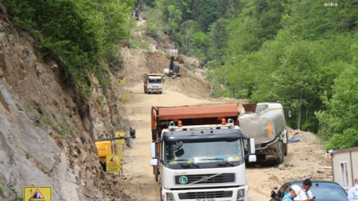 Cengiz İnşaat’a isyan eden kamyoncular kontak kapattı