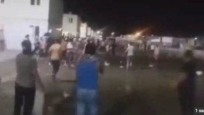 Kahramanmaraş'taki mülteci kampında ortalık karıştı