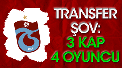 Trabzonspor'dan transfer şov: 3 KAP 4 futbolcu