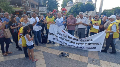 Memurlar bordrolarını yaktı: Patates alırken bile zorlanıyoruz