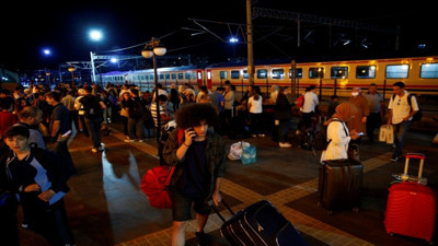 Yozgat'ta yük treni vagonu devrildi
