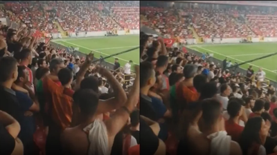 Ülkede mülteci istemiyoruz demek suç oldu. Türkiye-Litvanya maçında slogan atan dört Fenerbahçeli gözaltına alındı