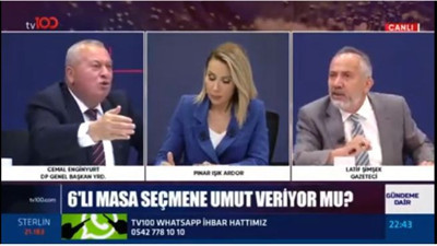 Canlı yayında gergin anlar. Latif Şimşek’in HDP sorusu Cemal Enginyurt’u çıldırttı
